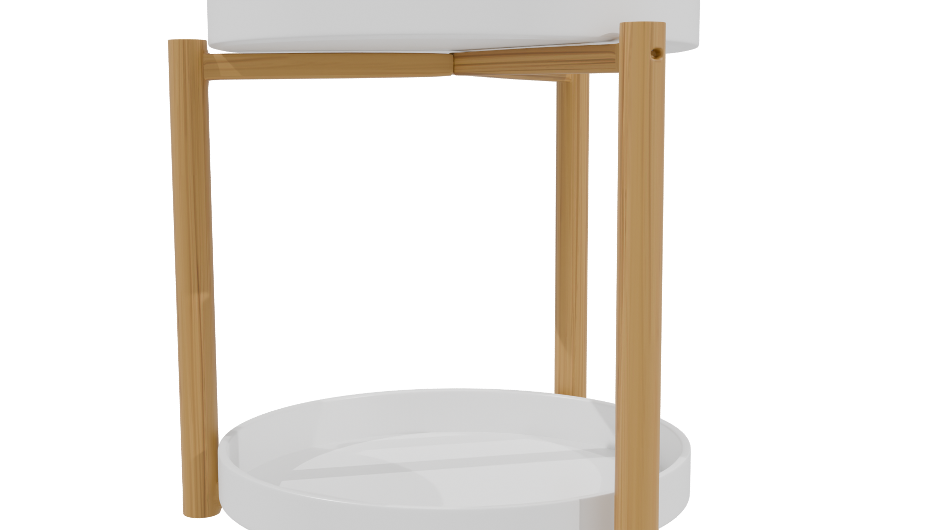 Minimalist Modern Round Table 3D - Professional 3D Model Render 3