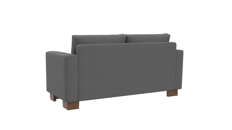 Modern Gray Sofa 3D Model - Professional 3D Model Render 4