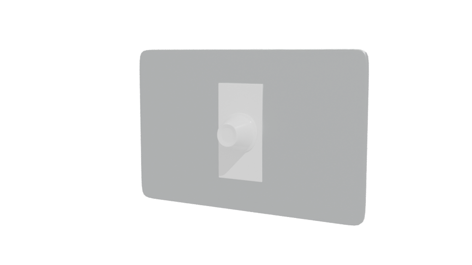 Sleek Modern Wall Switch 3D - Professional 3D Model Render 12
