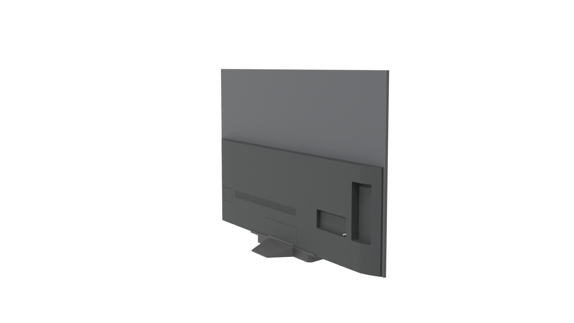 Sleek Modern Flat Screen TV - Professional 3D Model Render 7