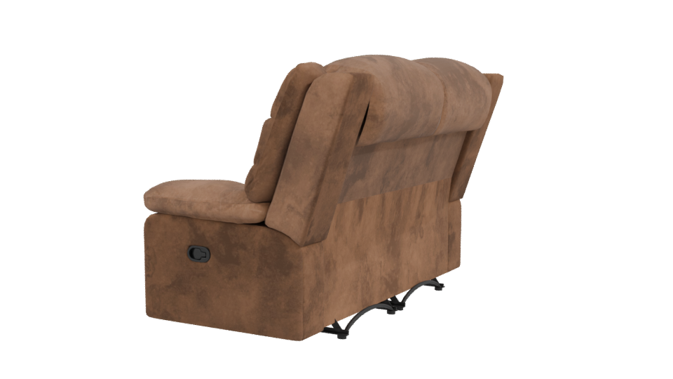 Stylish Fabric Loveseat 3D - Professional 3D Model Render 3