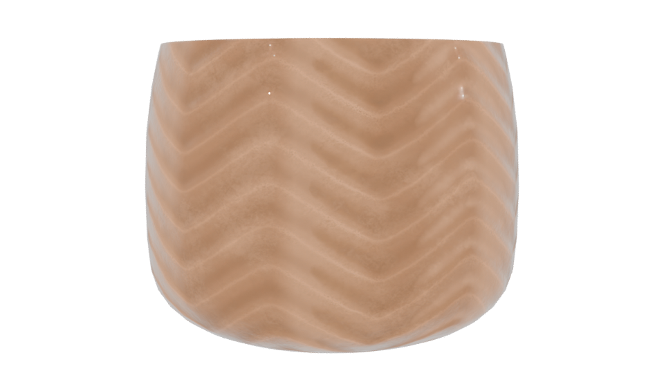 Stylish Decorative Planter Model - Professional 3D Model Render 2