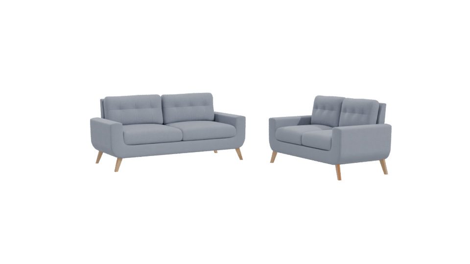 Stylish Modern Sofa Set 3D - Professional 3D Model Render 10