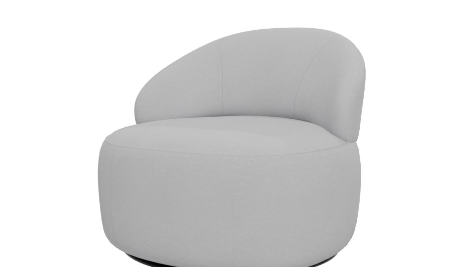 Stylish Modern Accent Chair 3D - Professional 3D Model Render 12