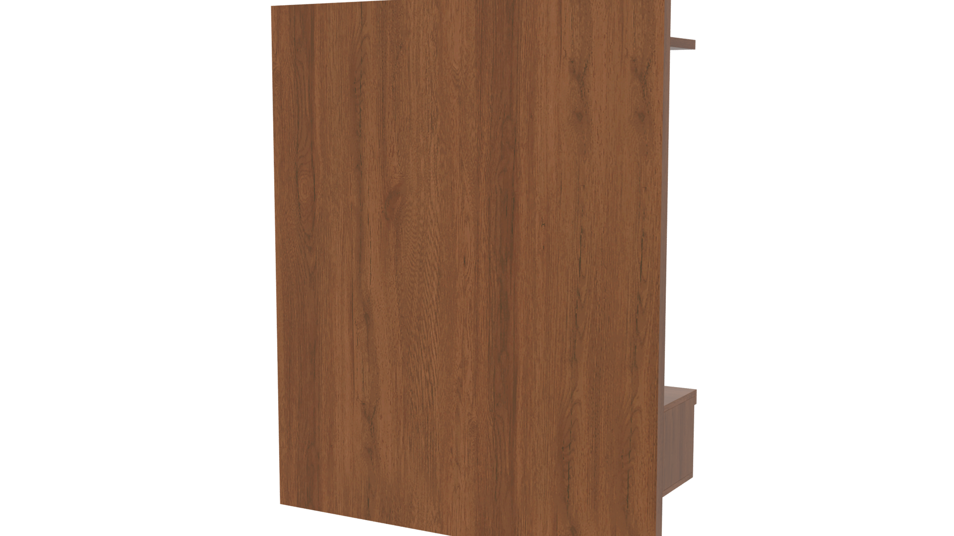 Stylish Wooden Wall-Mounted Storage Unit 3D Model - Professional 3D Model Render 11