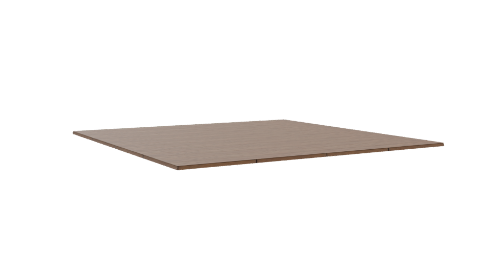Wooden Panel Floor 3D Model - Professional 3D Model Render 10