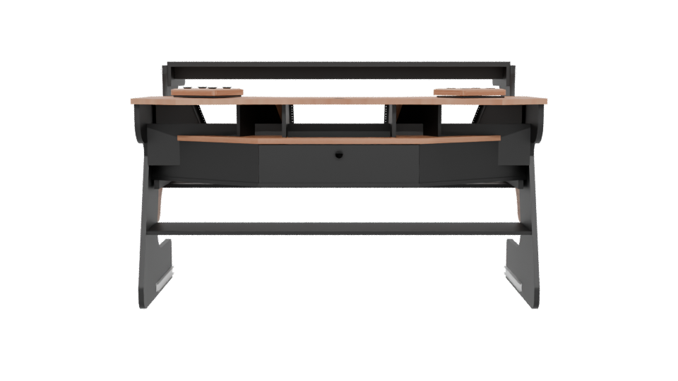 Miza X2 Flex Modern Desk 3D - Professional 3D Model Render 5