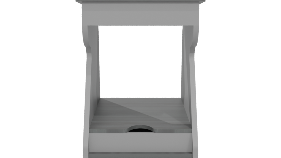 Stylish Modern Side Table Model - Professional 3D Model Render 5