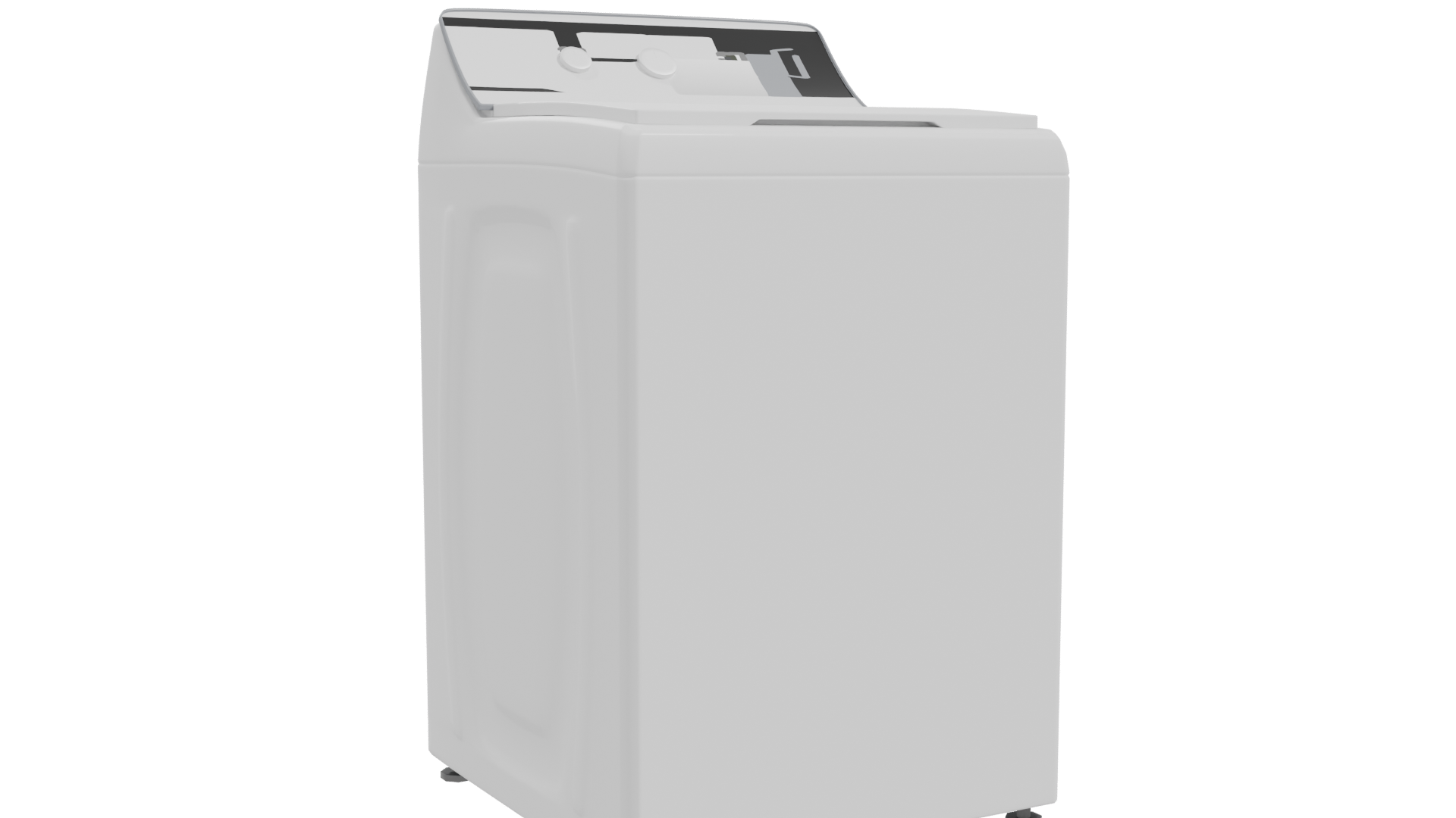 Stylish Top-Loading Washing Machine 3D - Professional 3D Model Render 22