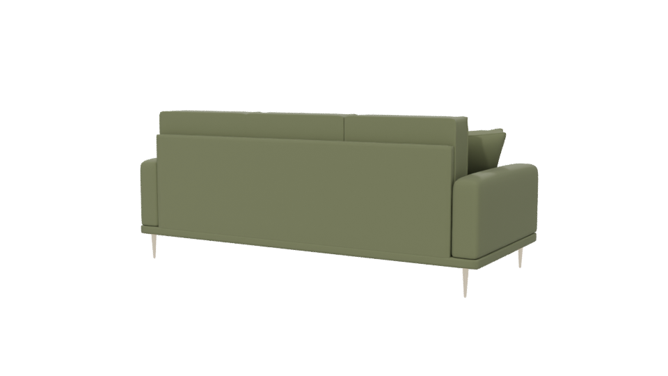 Modern Green Sofa 3D Model - Professional 3D Model Render 6