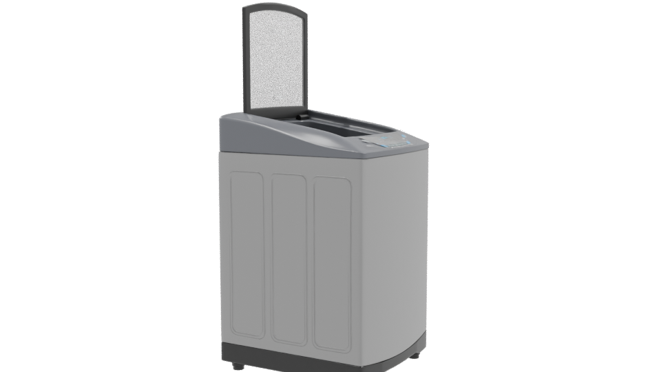 Modern Washing Machine 3D Model - Professional 3D Model Render 9