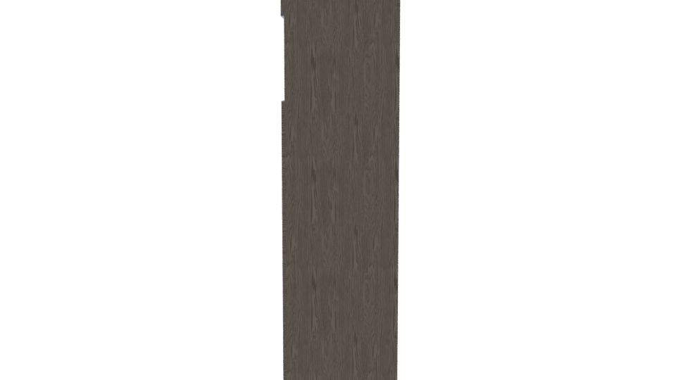 Stylish Wooden Storage Cabinet 3D - Professional 3D Model Render 2