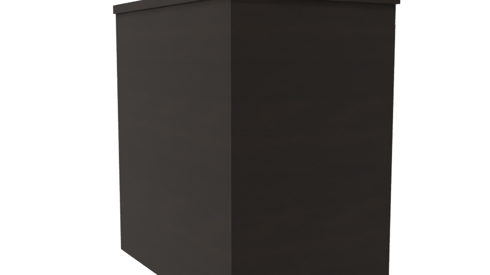 Buró Aria Chocolate 3D Model - Professional 3D Model Render 7