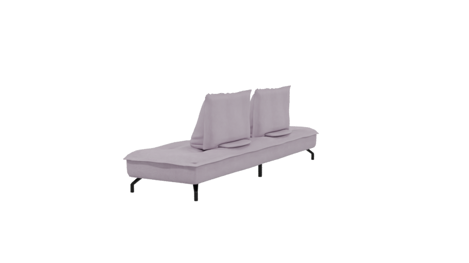 Stylish Modern Fabric Sofa 3D Model - Professional 3D Model Render 3