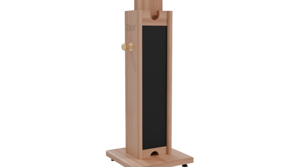 Stylish Wooden Side Table Model - Professional 3D Model Render 10