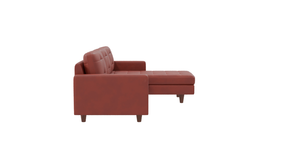Sofa Chaiselong Left Napoles 3D - Professional 3D Model Render 8