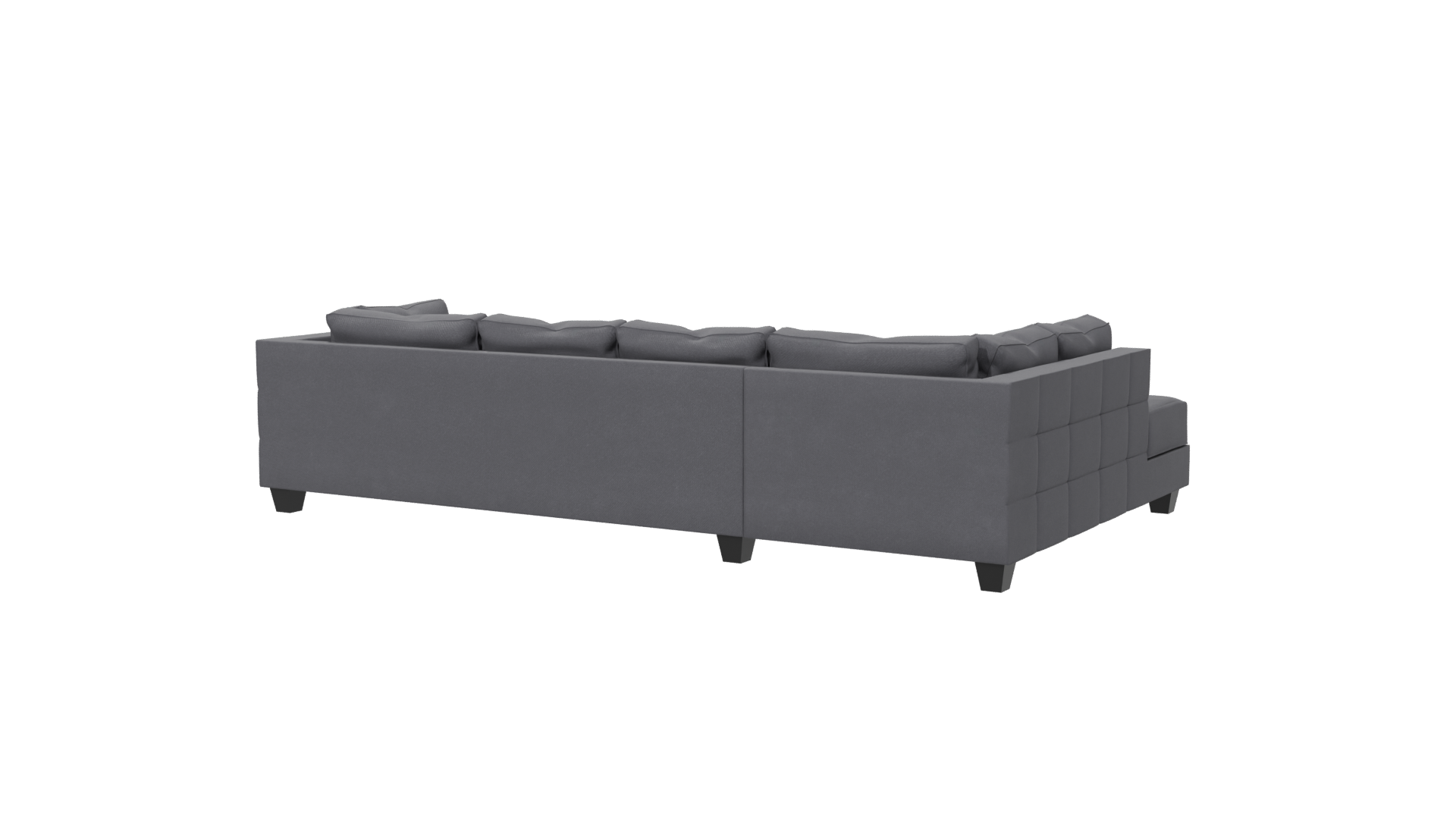 Stylish Modern Sectional Sofa 3D Model - Professional 3D Model Render 6