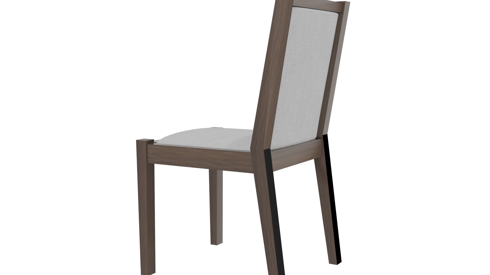 Stylish Minimalist Dining Chair 3D - Professional 3D Model Render 3