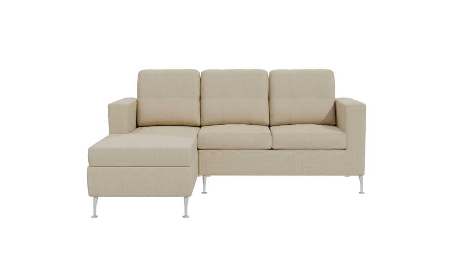 Contemporary L-Shaped Sofa Model - Professional 3D Model Render 11