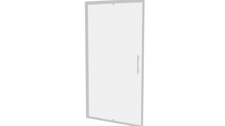 Sleek Glass Shower Door 3D Model - Professional 3D Model Render 12