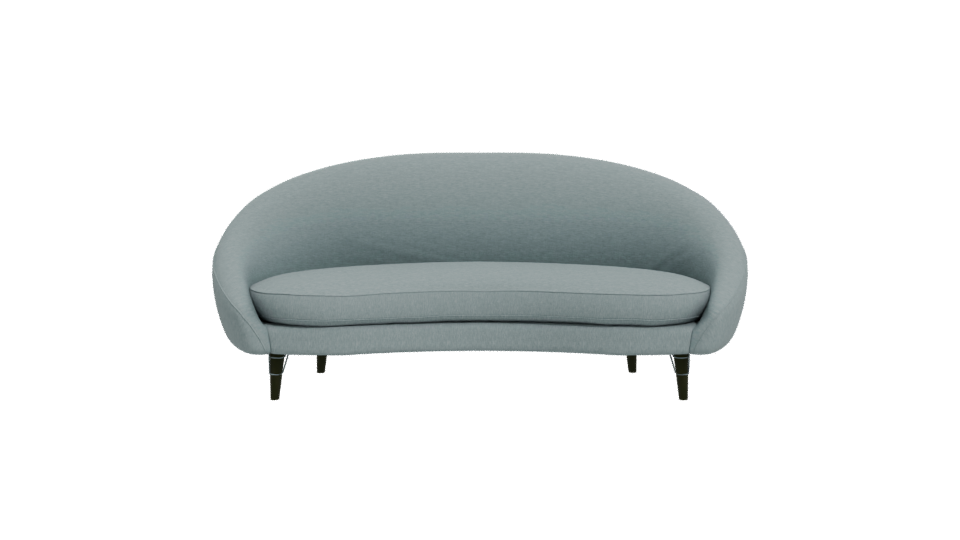 Stylish Mid-Century Sofa Model - Professional 3D Model Render 11