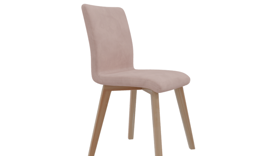 Stylish Minimalist Dining Chair 3D - Professional 3D Model Render 9