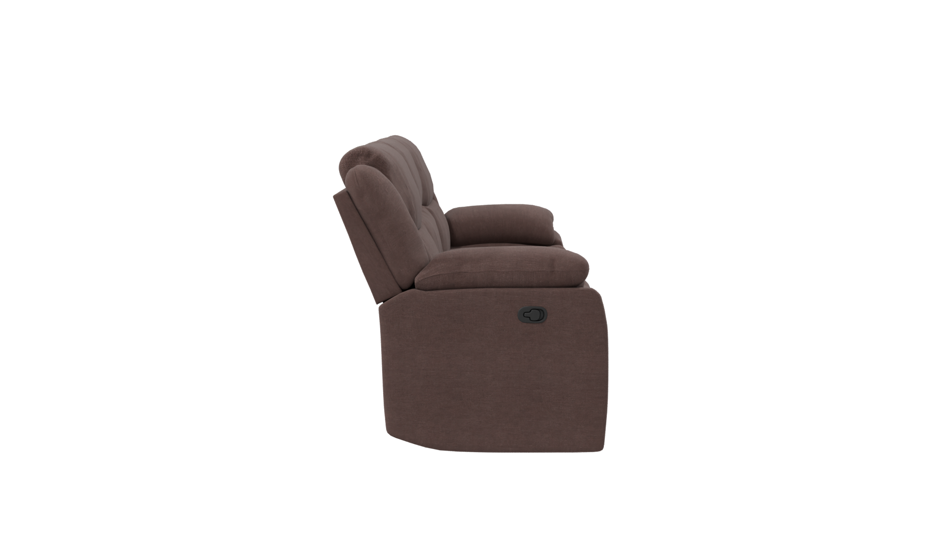 Reclinable Microfiber Sofa 3D Model - Professional 3D Model Render 8