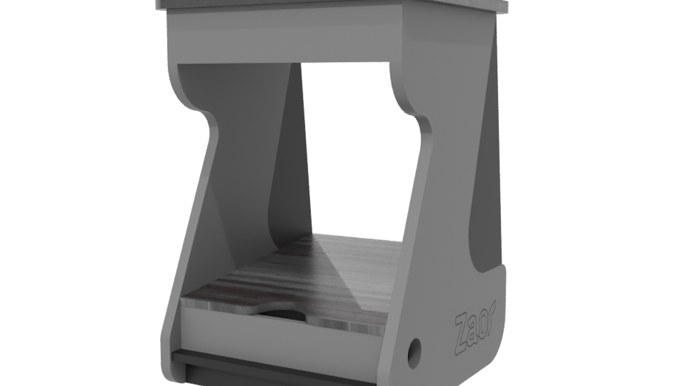 Stylish Modern Shelf Unit 3D - Professional 3D Model Render 6