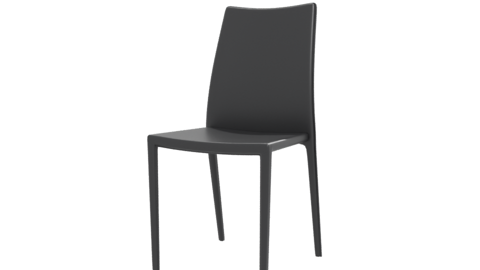 Sleek Modern Dining Chair 3D Model - Professional 3D Model Render 12