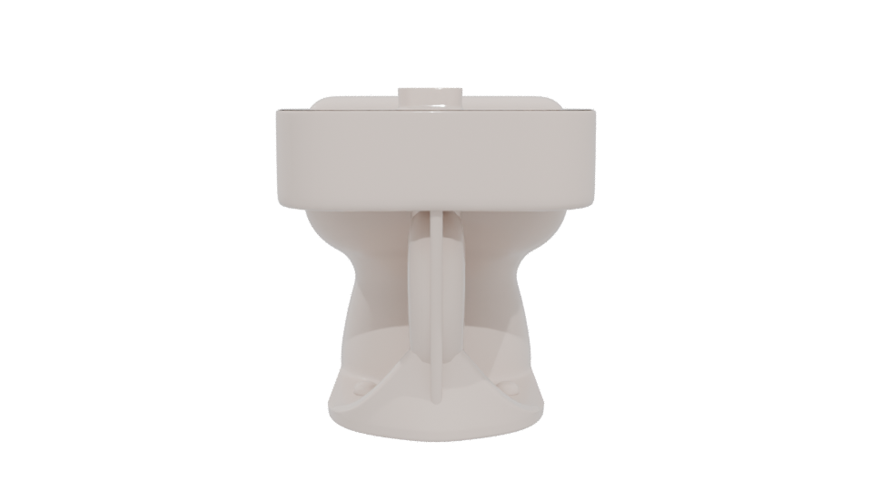 Elegant Ceramic Toilet Model for Modern Bathrooms - Professional 3D Model Render 5
