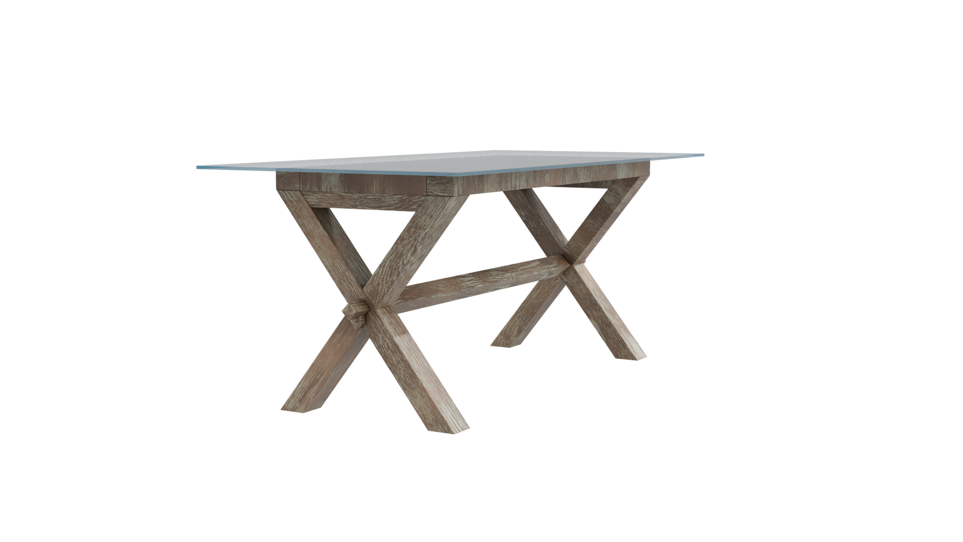 Stylish Wooden Dining Table Model - Professional 3D Model Render 9