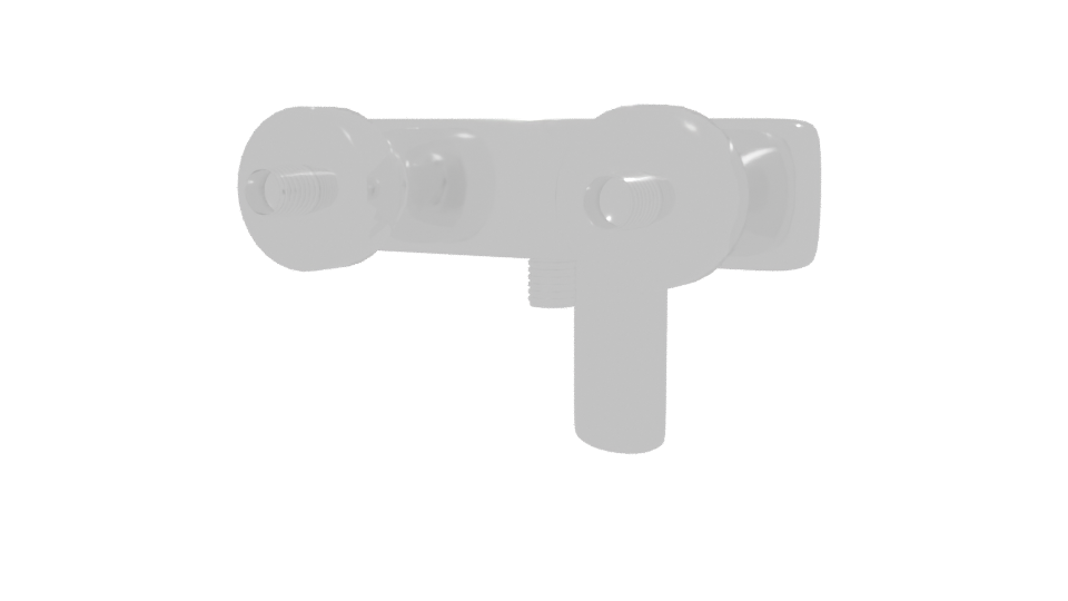 Modern Shower Faucet 3D Model - Professional 3D Model Render 6