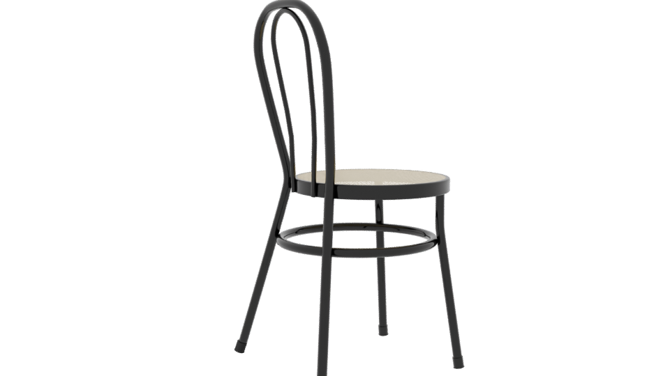 Classic Bistro Chair Model 3D - Professional 3D Model Render 7