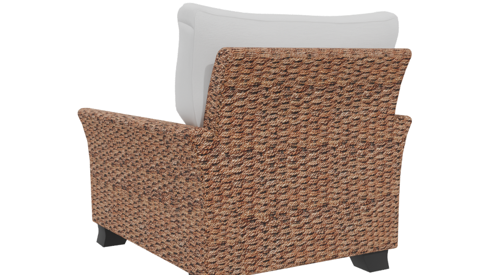 Cozy Modern Lounge Chair 3D - Professional 3D Model Render 4