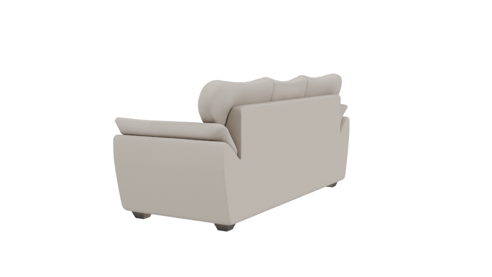 Elegant Modern Sofa 3D Model - Professional 3D Model Render 3