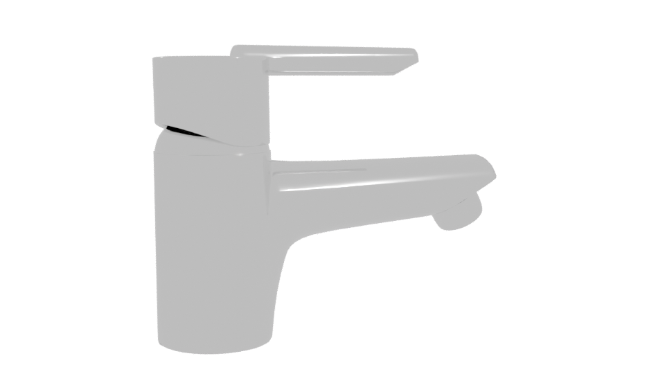 Sleek Modern Kitchen Faucet 3D Model - Professional 3D Model Render 10