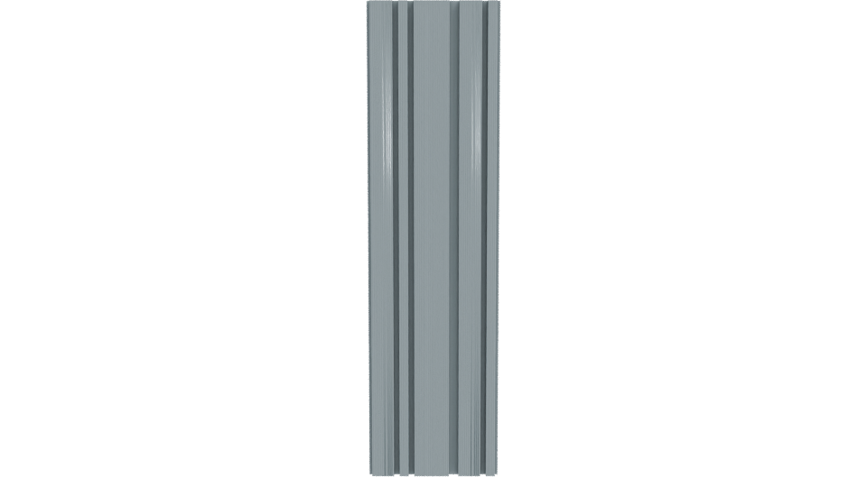 Stylized Metal Vertical Column 3D - Professional 3D Model Render 11