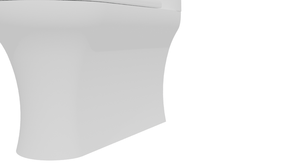 Stylish Modern Toilet 3D Model - Professional 3D Model Render 12