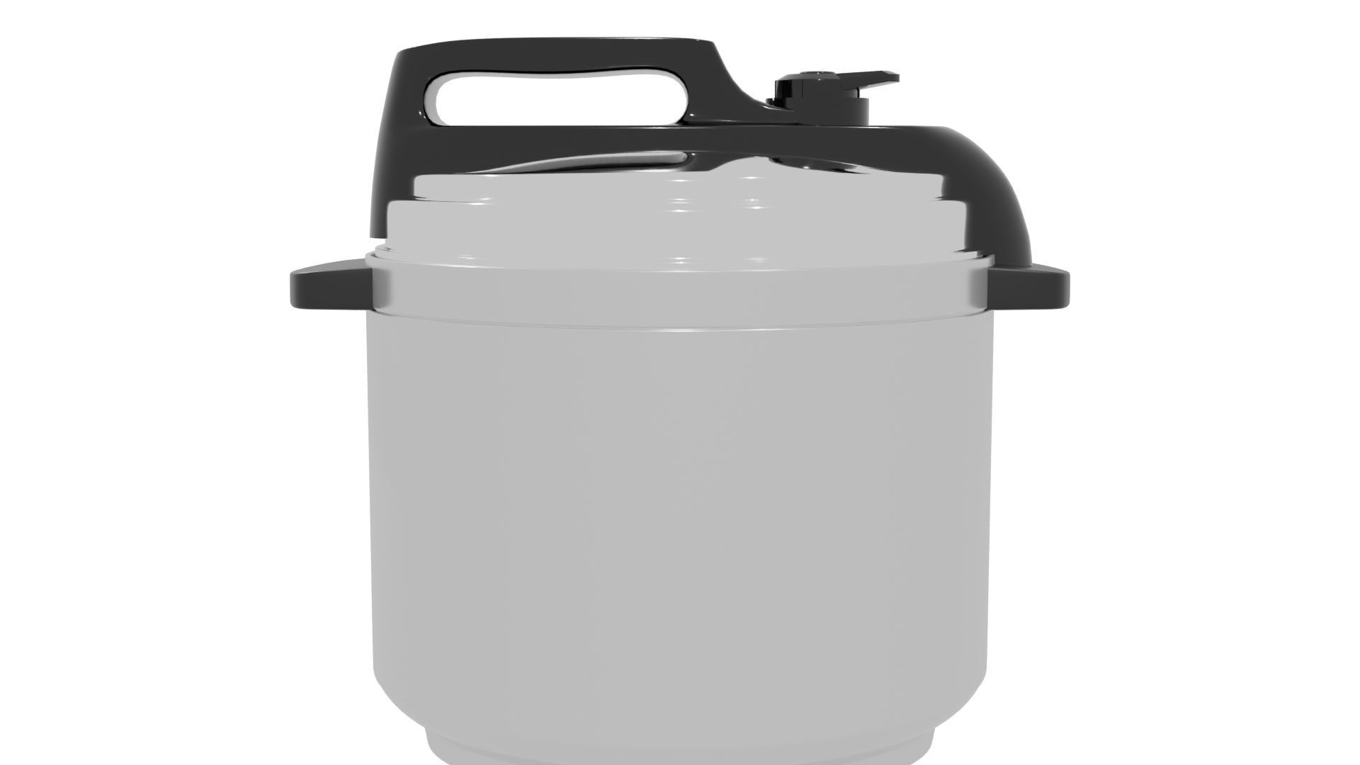 Sleek Electric Pressure Cooker 3D - Professional 3D Model Render 5