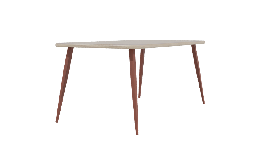 Modern Dining Table 3D Model - Professional 3D Model Render 3