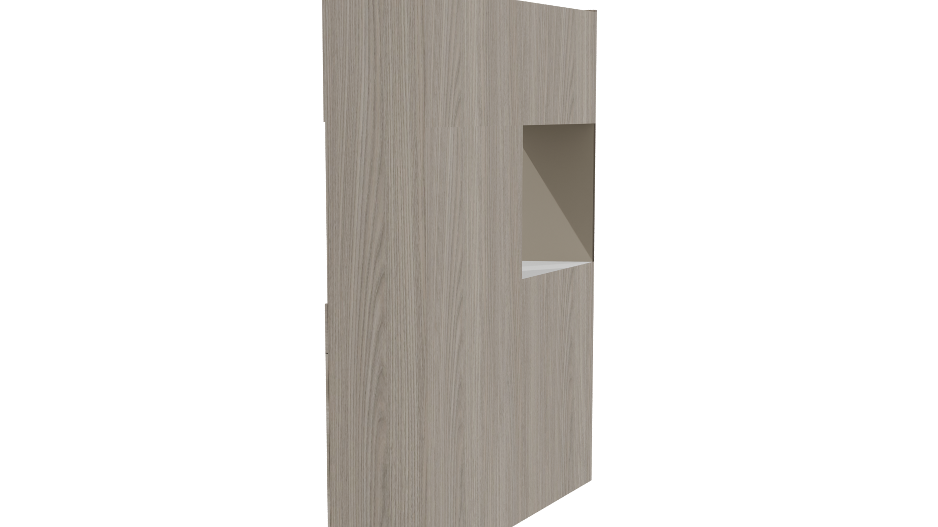 Stylish Wooden Cabinet 3D Model - Professional 3D Model Render 3