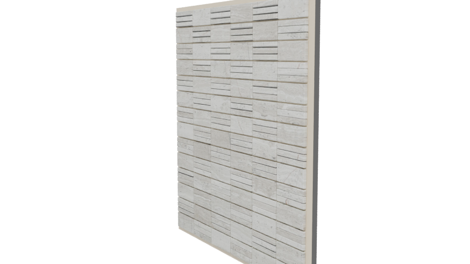Elegant Textured Wall Panel Model - Professional 3D Model Render 13