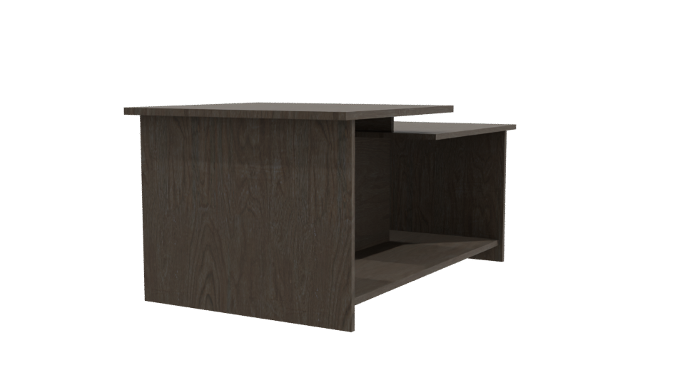 Contemporary Wooden Coffee Table 3D - Professional 3D Model Render 9