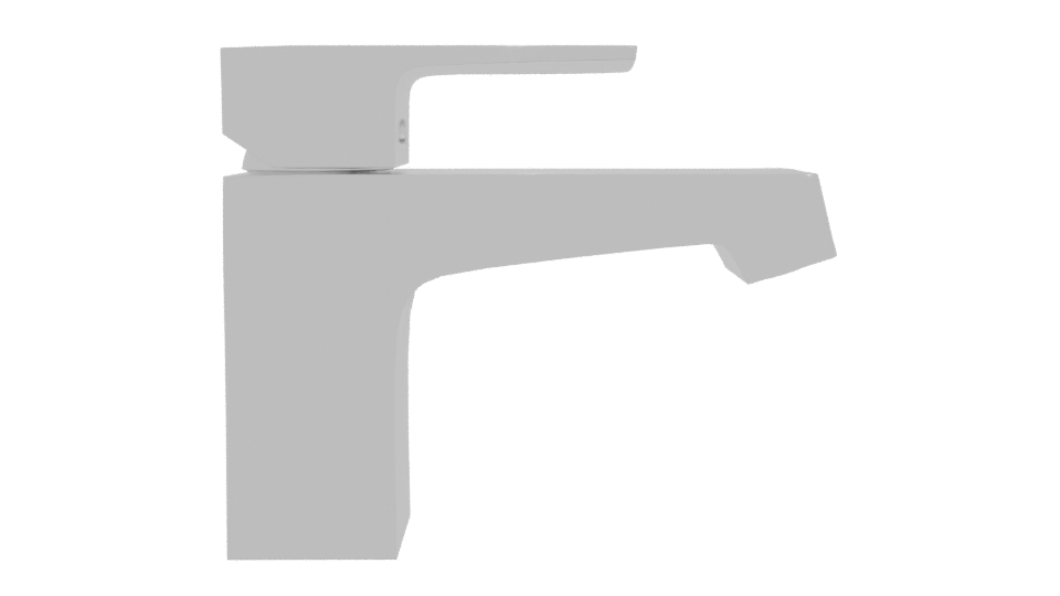 Sleek Modern Bathroom Faucet - Professional 3D Model Render 11