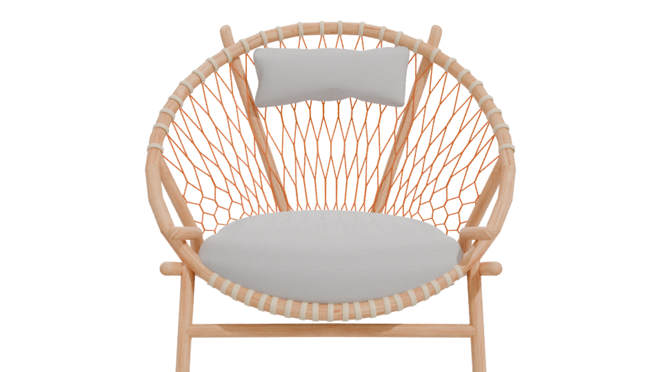Stylish Modern Lounge Chair 3D - Professional 3D Model Render 11