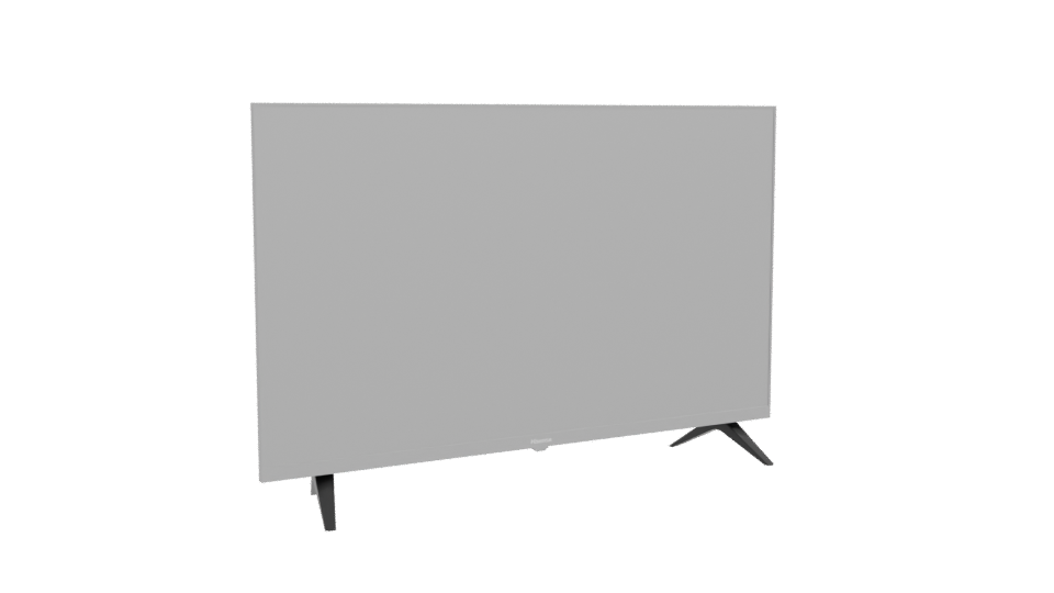 Sleek Modern LED TV Model - Professional 3D Model Render 10