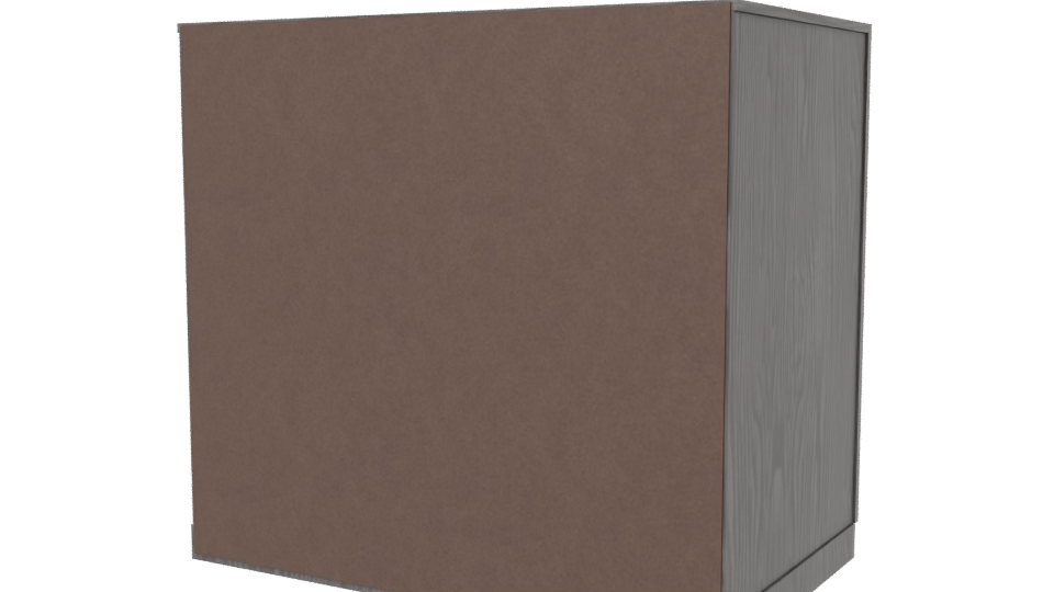 Stylish Nightstand 3D Model - Professional 3D Model Render 6