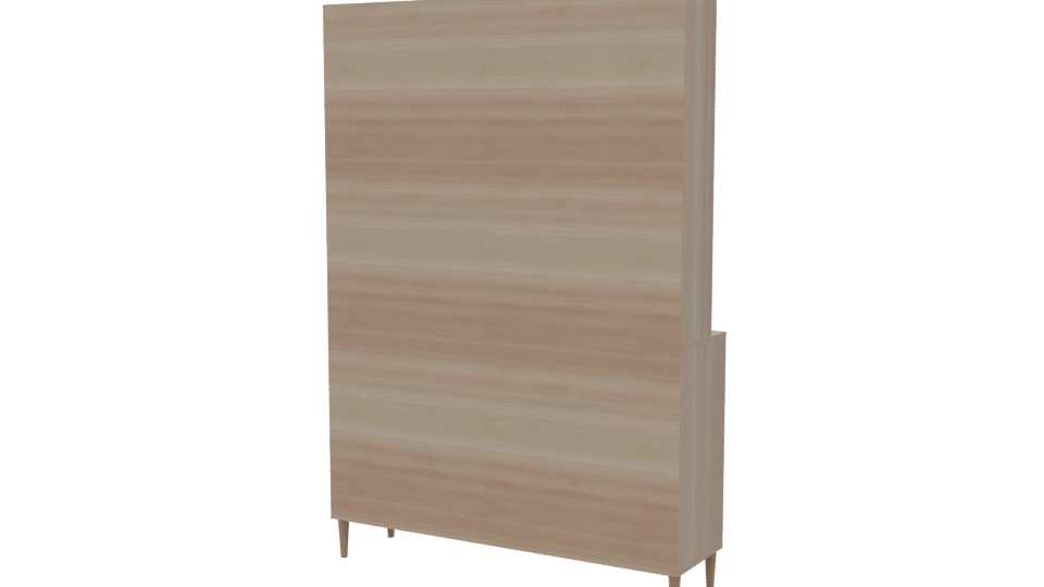 Modern Wooden Cabinet 3D Model - Professional 3D Model Render 6