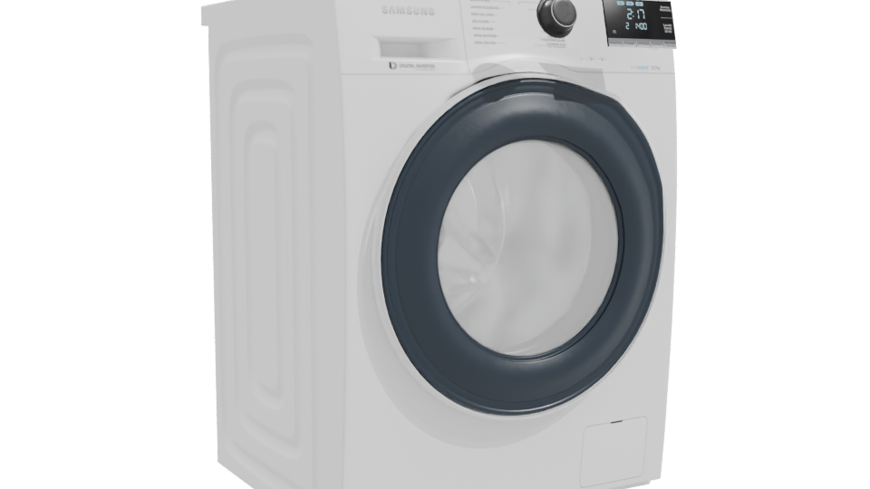 High-Efficiency Washing Machine Model - Professional 3D Model Render 10