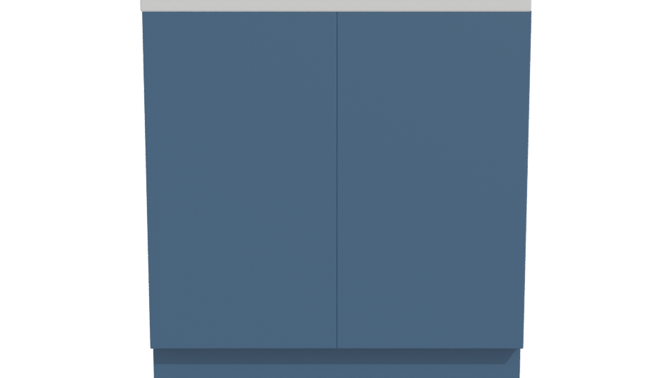 Sleek Minimalist Kitchen Cabinet 3D Model - Professional 3D Model Render 11